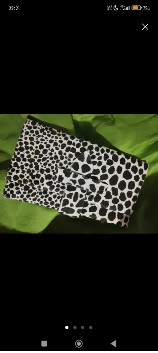 REGALO: Cartera Estampado blanco/negro (LEER ANUNC