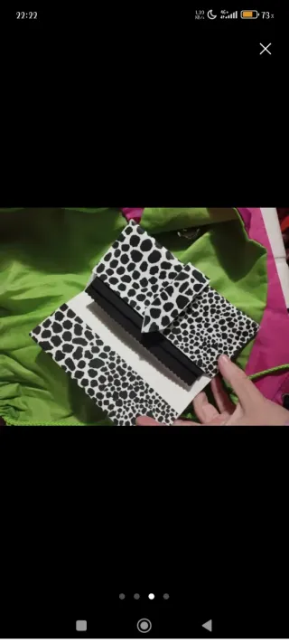 REGALO: Cartera Estampado blanco/negro (LEER ANUNC