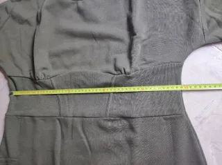 Vestido Sudadera Verde Militar