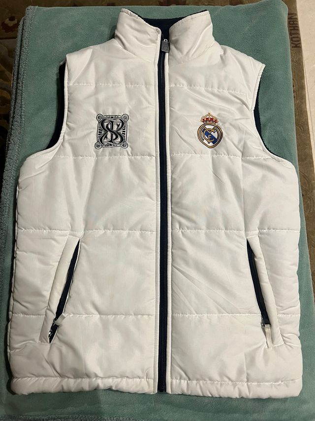 Chaleco Real Madrid Blanco y Azul