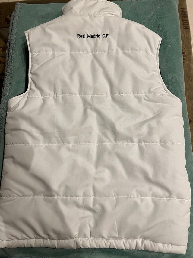 Chaleco Real Madrid Blanco y Azul
