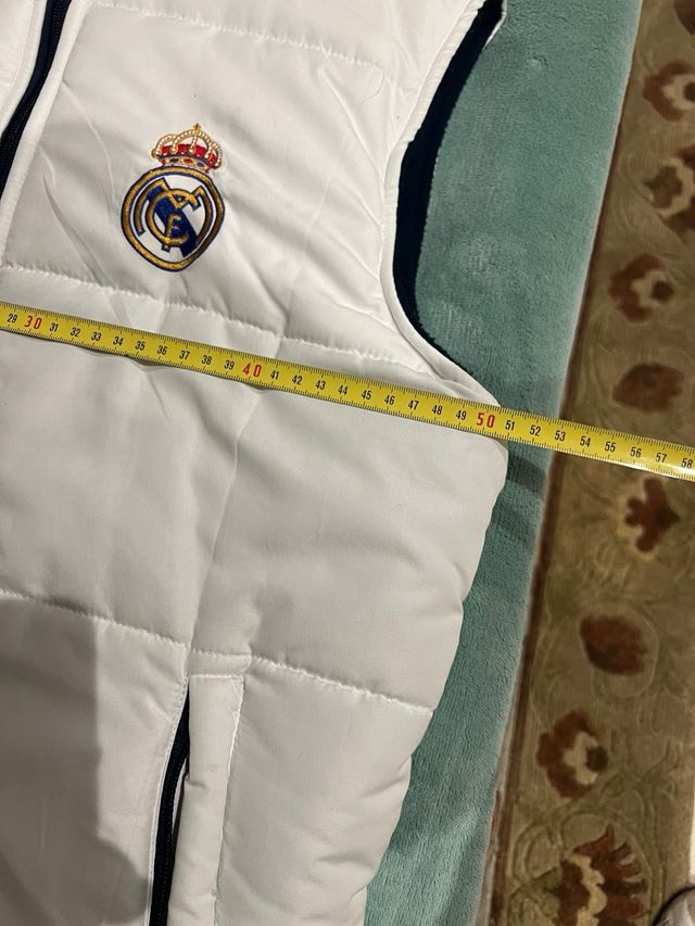 Chaleco Real Madrid Blanco y Azul