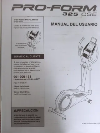 Elíptica Pro Form 325