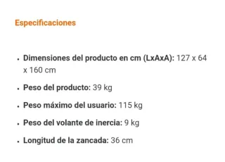 Elíptica Pro Form 325