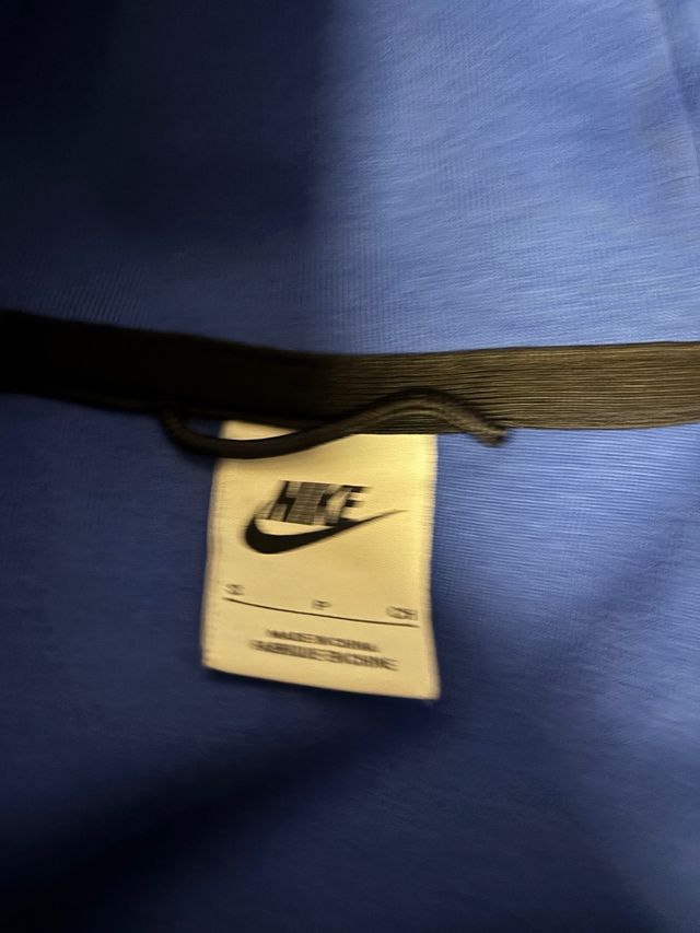 Sudadera Nike Tech Fleece Azul Original, talla M