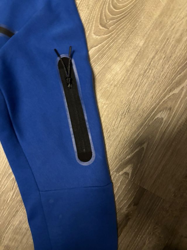 Sudadera Nike Tech Fleece Azul Original, talla M