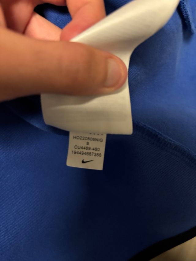 Sudadera Nike Tech Fleece Azul Original, talla M