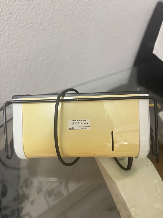 Calentador Braun Blanco y Negro