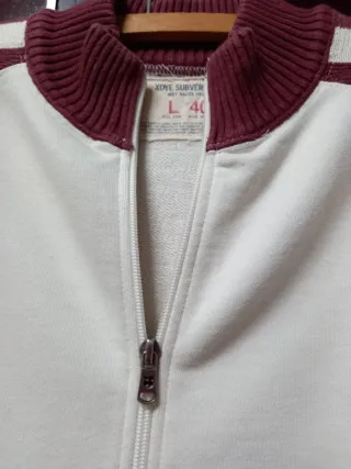 Chaqueta Deportivas Talla L Roja y Blanca