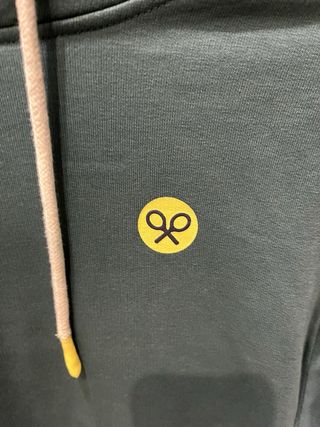 Sudadera Silbon Verde Logo Amarillo