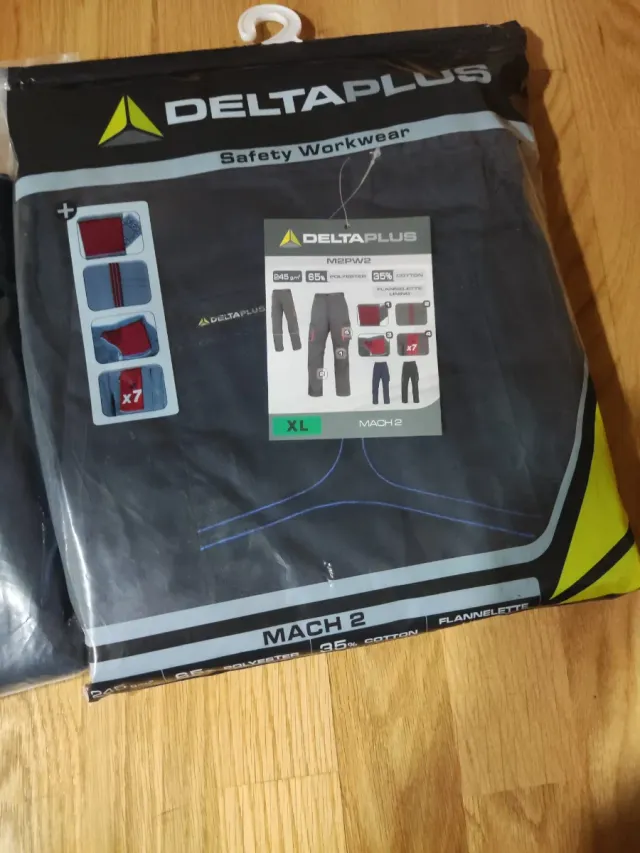 2 Pantalones Trabajo DELTA PLUS Talla XL