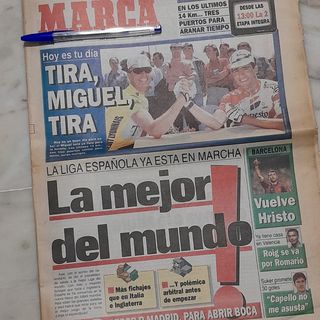 Diario Marca AC/DC y Atlético de Madrid 1996