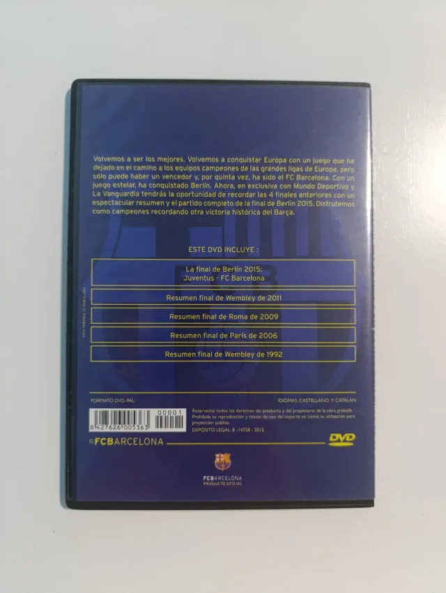 DVD Finales Champions League