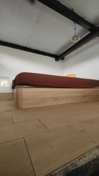 Terreno con construcción en alquiler