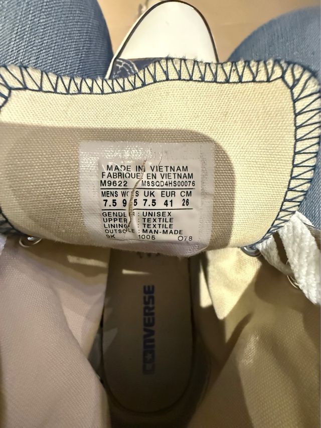 Converse All Star Azules Talla 41