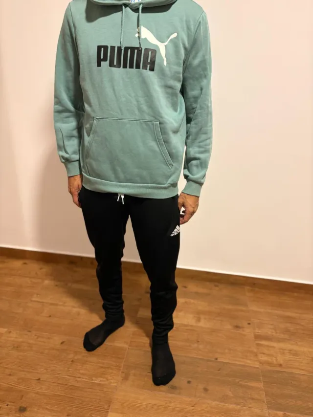 Conjunto Puma Sudadera y Pantalón Negro