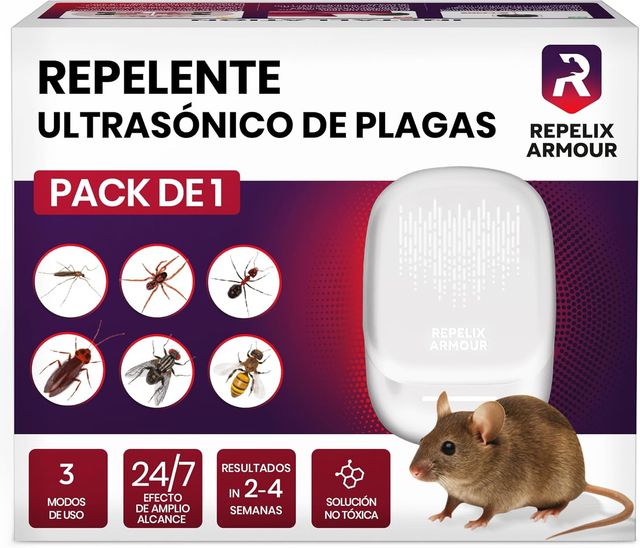 Repelente ultrasónico de plagas B NUEVO SIN USO