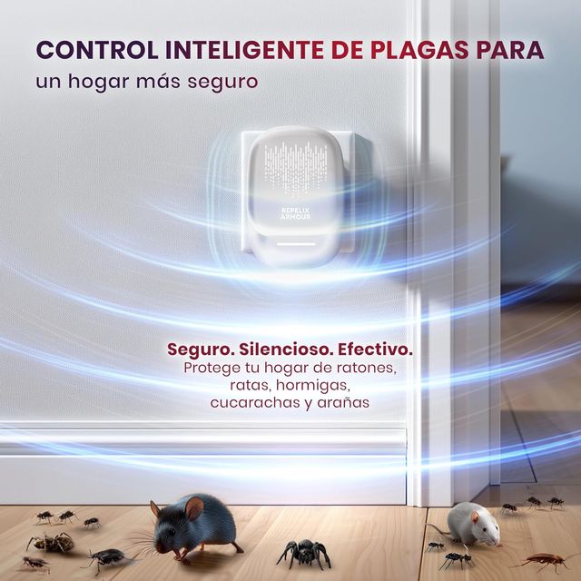 Repelente ultrasónico de plagas B NUEVO SIN USO