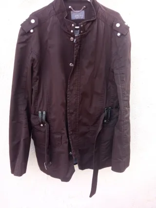 Chaqueta Zara Caballero Marrón Invierno