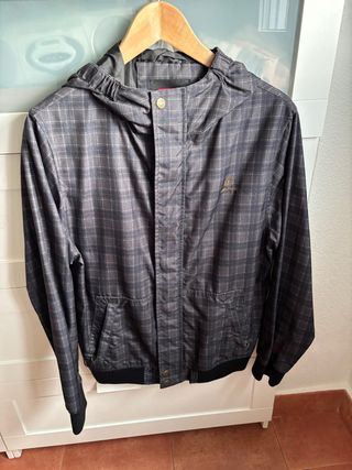 Cazadora Element juvenil cuadros gris talla 16