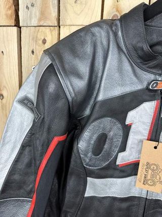 CHAQUETA T-L DE MOTO GARIBALDI O1E NEGRA 1