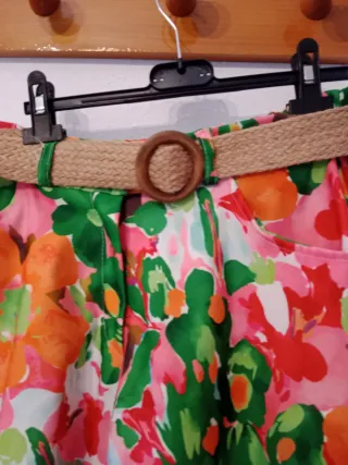 Shorts florales mujer talla única