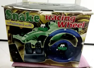 Volante "Snake Racing Wheel" per PS2 e PC +scatola