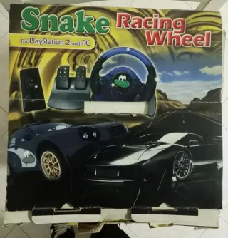 Volante "Snake Racing Wheel" per PS2 e PC +scatola