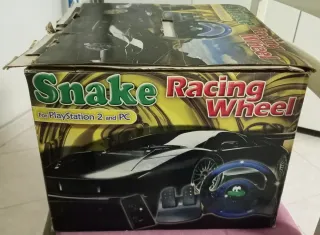 Volante "Snake Racing Wheel" per PS2 e PC +scatola