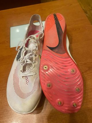 Zapatillas Nike Zoom Rival Blancas Rosas