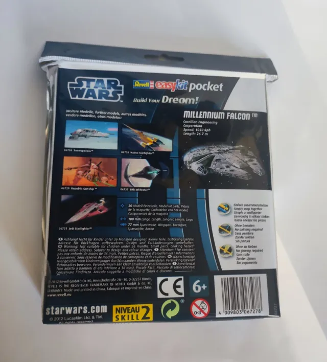 Star Wars Revell EasyKit Millennium Falcon ©2008
