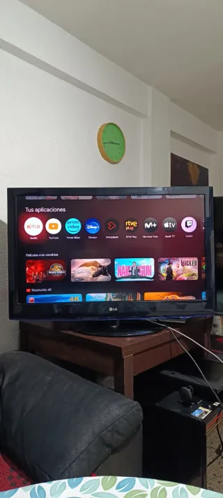 TV LG LCD 42 Negro TDT integrado + chromcast