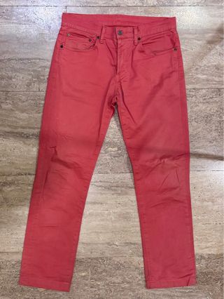 Levi's 511 Chino Slim Fit Rojos Talla 32x34