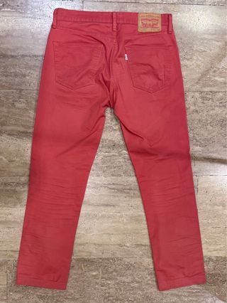 Levi's 511 Chino Slim Fit Rojos Talla 32x34
