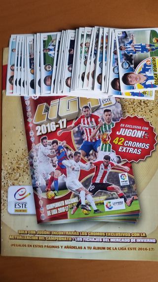 Hojas y Cromos Fichajes Invierno 2016-17