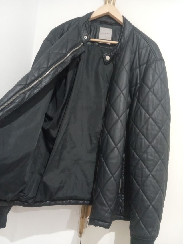 Chaqueta acolchada Zara negra
