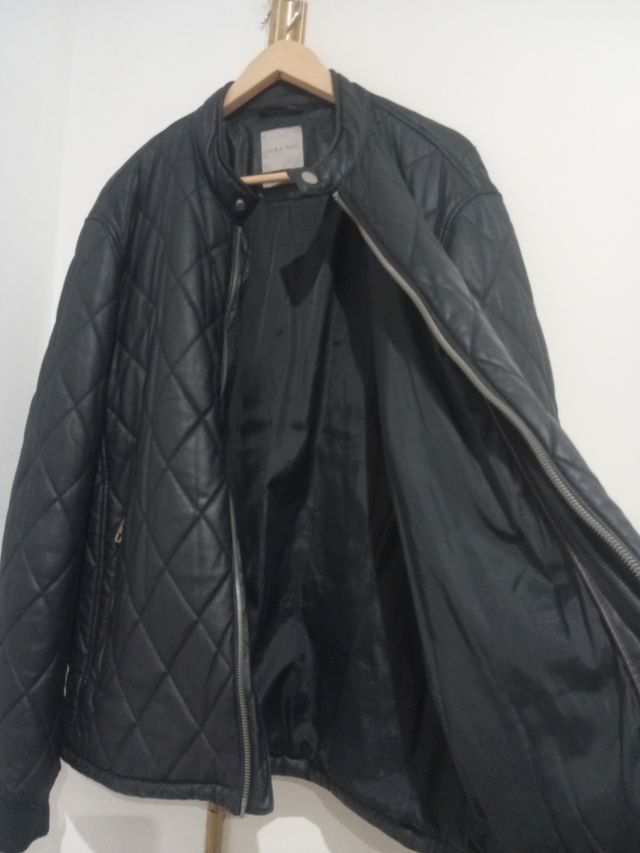 Chaqueta acolchada Zara negra