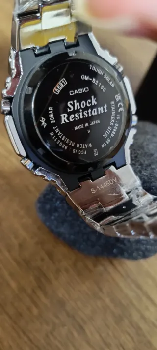 Reloj Casio como G-Shock Naranja y Plateado