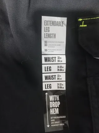 Pantalón Portwest Talla 42 con Rodilleras