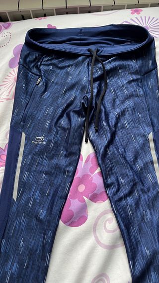 Mallas deportivas Kalenji azules y multicolor