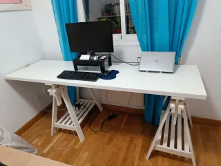 Escritorio Ikea Blanco 200 cm
