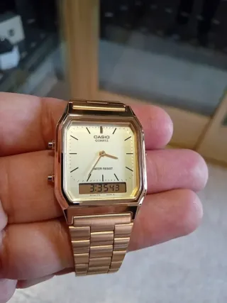 CASIO VINTAGE EDGY DORADO/ OFERTA FLASH