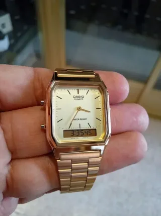 CASIO VINTAGE EDGY DORADO/ OFERTA FLASH