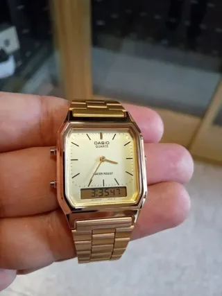 CASIO VINTAGE EDGY DORADO/ OFERTA FLASH