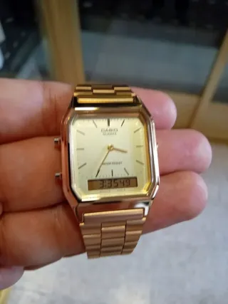 CASIO VINTAGE EDGY DORADO/ OFERTA FLASH