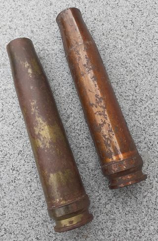 Coppia bossoli Flak 2cm WW2