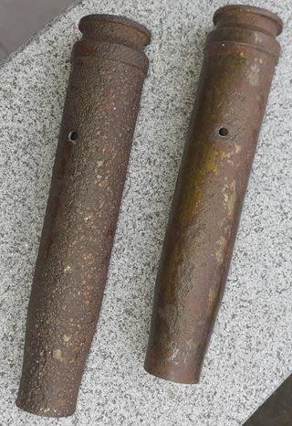 Coppia bossoli Flak 2cm WW2