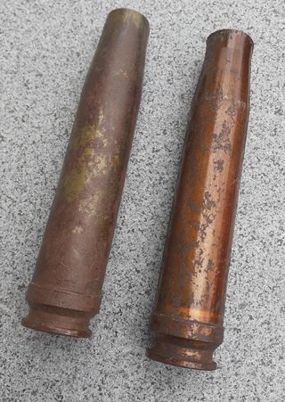 Coppia bossoli Flak 2cm WW2