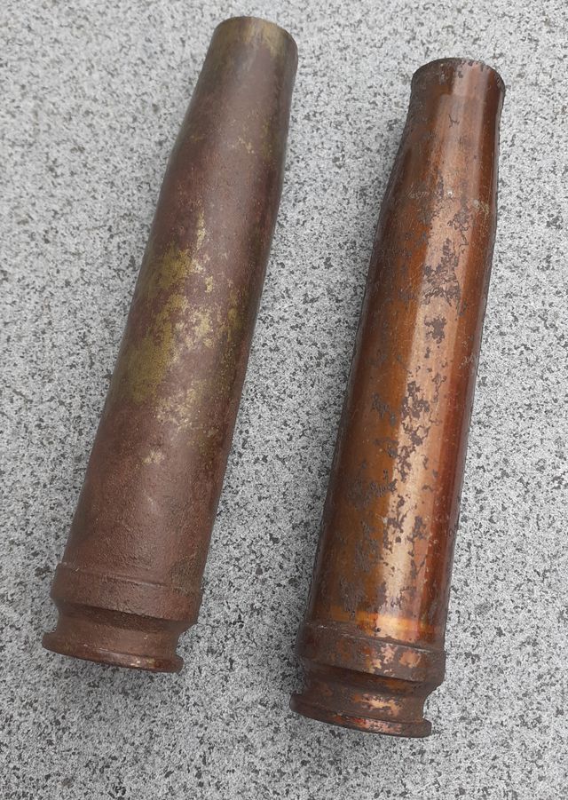 Coppia bossoli Flak 2cm WW2