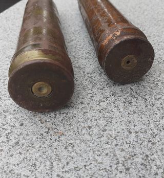 Coppia bossoli Flak 2cm WW2